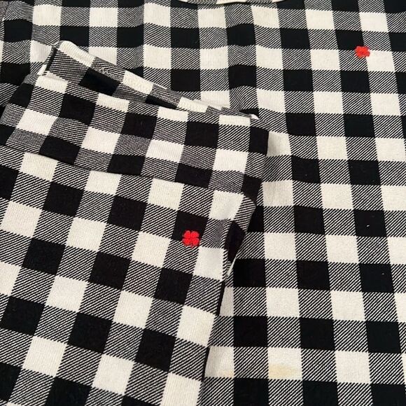 Lucky Brand Black/White Plaid Pajama Set Medium - Picture 2 of 6